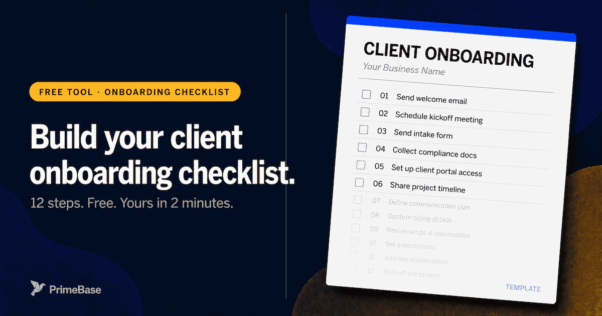 Client Onboarding Checklist