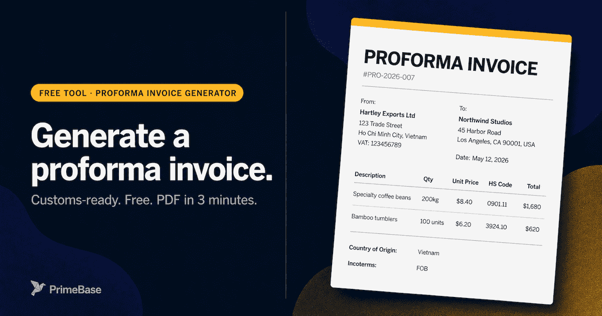 Proforma Invoice Generator
