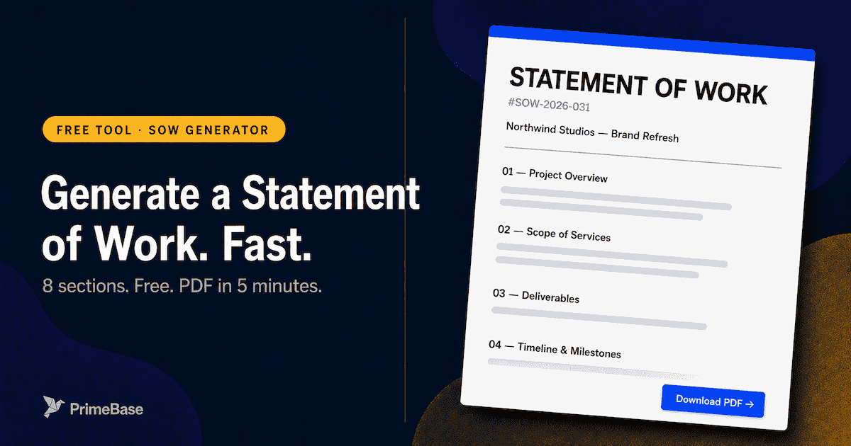 Statement of Work Generator