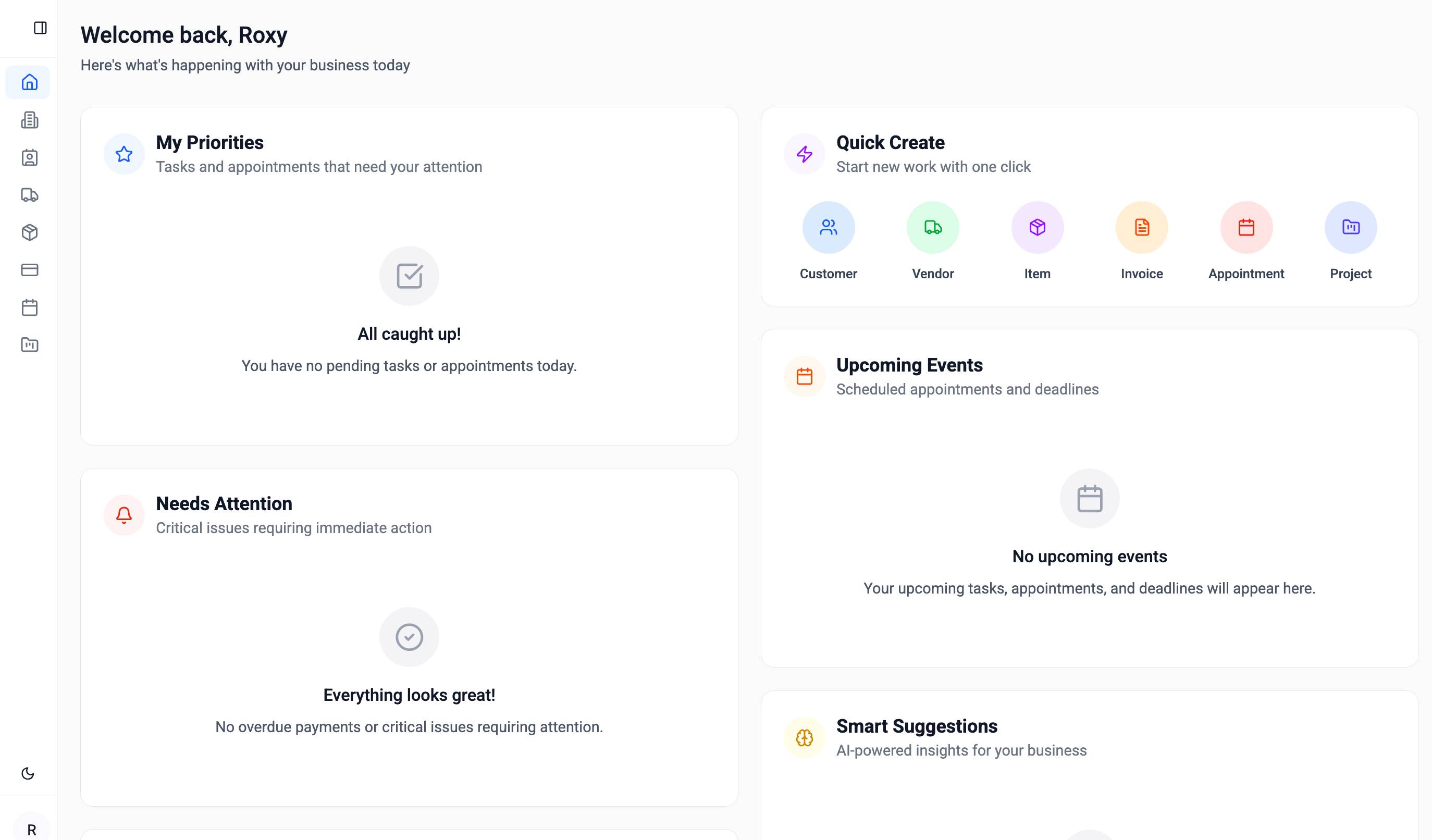 PrimeBase team workspace dashboard showing customers, projects, and tasks management interface